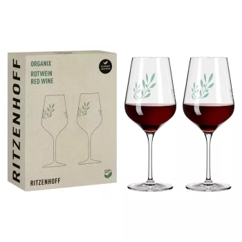 VÖRÖSBOROS KEHELY SZETT 2DB-OS ROMI 570ML