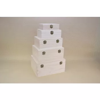 DOBOZ SZETT /5 DB-OS/ 10/#  27*23*13-15*11*5 CM