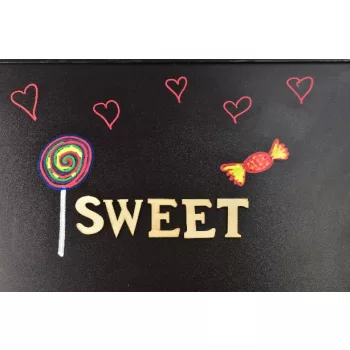 FA FELIRAT "SWEET" - 3,5 CM MAGAS