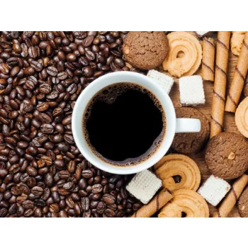   GYÉMÁNTFESTÉS SZETT - 30X40 CM - KÁVÉ - KÖR FORMÁJÚ STRASSZOKKAL