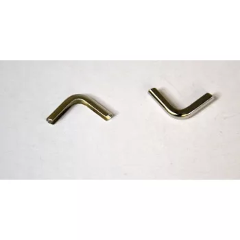 FÉM SAROK EZÜST 1,4 CM, LAPOS