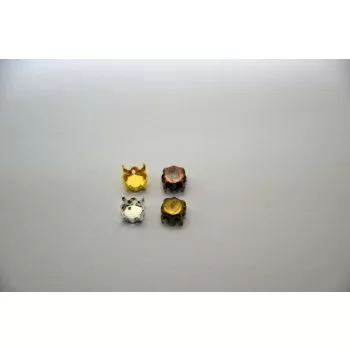 FŰZHETŐ FOGLALAT ÁTM:8MM BRONZ, 4 LYUK (100DB/CSOM.)