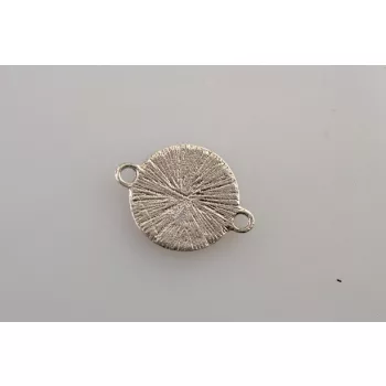 MEDÁL/KARKÖTŐ ALAP  KEREK GYÖNGY MINTÁS KICSI 20DB/CSOM