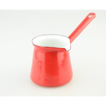 KÁVÉKIÖNTŐ PIROS ZOMÁNC 0,5L