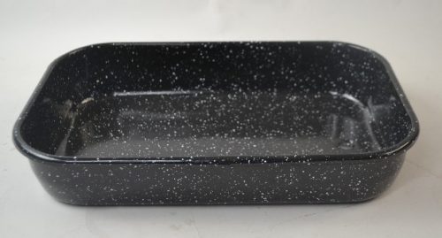 TEPSI FEKETE CIRMOS ZOMÁNC M:7 CM ~ SZ: 24,5 CM H: 37,5 CM