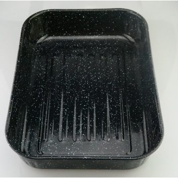 TEPSI FEKETE ZOMÁNC MÉLY M:8,3 CM SZ: 30CM H: 42CM