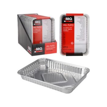 BBQ ALU. TÁL 4DB-OS 32X23X4CM