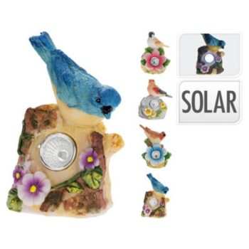 SOLAR LÁMPA MADARAK 9X6,5X11,5CM 4F.