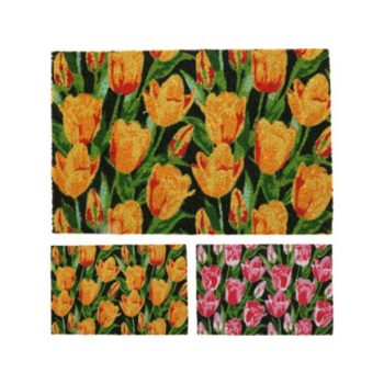 LÁBTÖRLŐ VIRÁGOS 59X39CM 2F.