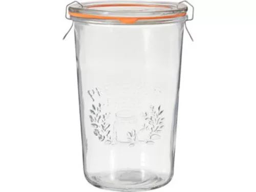 TÁROLÓ ÜVEG CSATOS 851ML