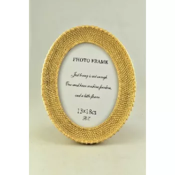 KÉPKERET ANTIQUE GOLD OVÁL  13X18CM