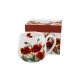 BÖGRE PORCELÁN 430ML CLASSIC POPPIES