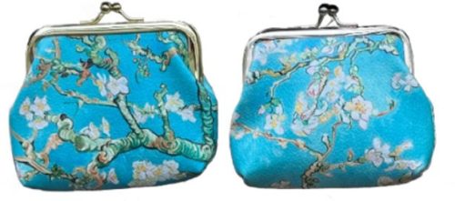 PÉNZTÁRCA 11X10CM MANDULAVIRÁGZÁS VAN GOGH