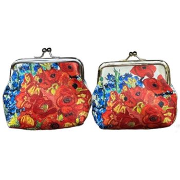 PÉNZTÁRCA 11X10CM PIPACSOK VAN GOGH