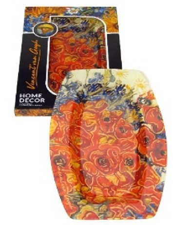 TÁL ÜVEG 30X19,5CM PIPACSOK VAN GOGH