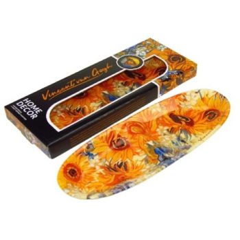 TÁL ÜVEG 30X11CM NAPRAFORGÓK VAN GOGH