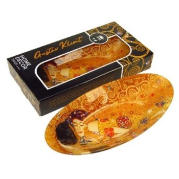 TÁL ÜVEG 30X11CM KISS KLIMT