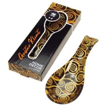 FAKANÁL TARTÓ ÜVEG 25,5X9CM ÉLETFA KLIMT