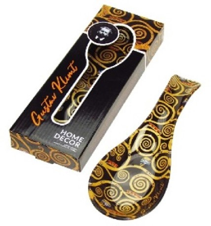 FAKANÁL TARTÓ ÜVEG 25,5X9CM ÉLETFA KLIMT