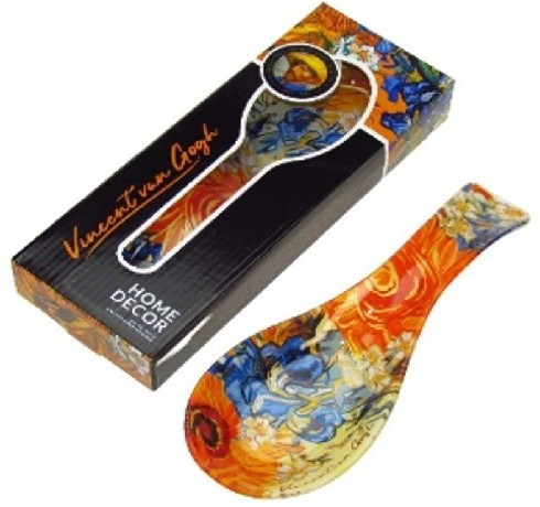 FAKANÁL TARTÓ ÜVEG 25,5X9CM NAPRAFORGÓK VAN GOGH