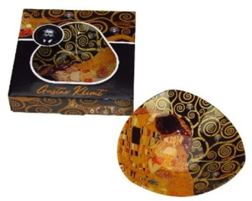 TÁL ÜVEG MÉLY 17CM KISS KLIMT