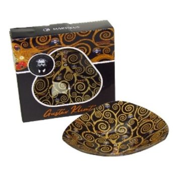 TÁL ÜVEG MÉLY 17CM ÉLETFA KLIMT