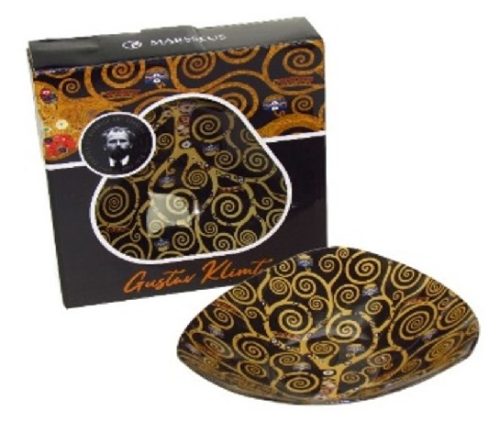 TÁL ÜVEG MÉLY 17CM ÉLETFA KLIMT