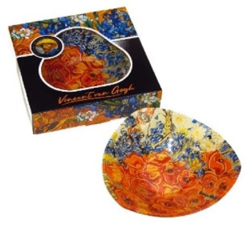 TÁL ÜVEG MÉLY 17CM PIPACSOK VAN GOGH