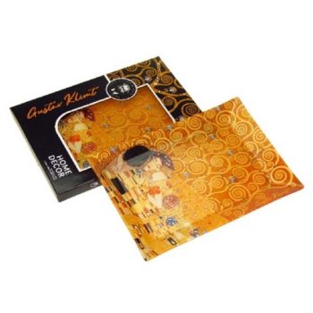 TÁL ÜVEG 20X28CM KISS KLIMT