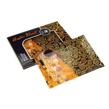 TÁL ÜVEG 20X28CM KISS KLIMT