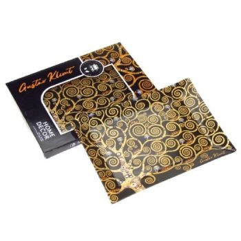 TÁL ÜVEG 20X28CM ÉLETFA KLIMT