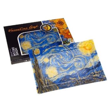 TÁL ÜVEG 20X28CM CSILLAGOS ÉJ VAN GOGH