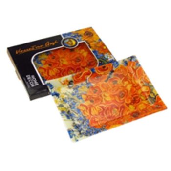 TÁL ÜVEG 20X28CM PIPACSOK VAN GOGH