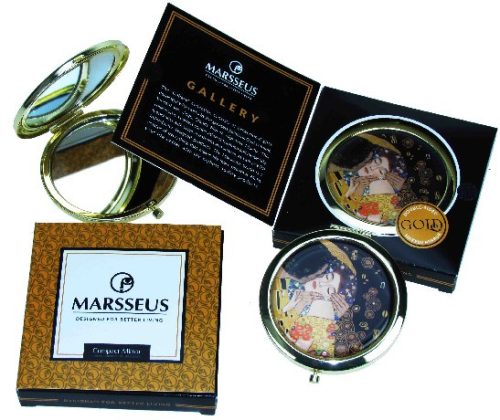 TÜKÖR 7CM FEKETE KISS KLIMT