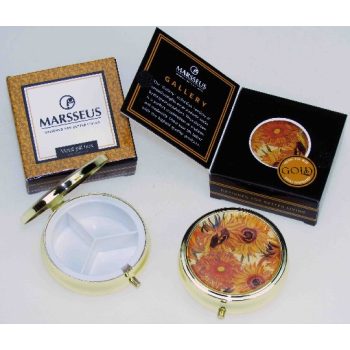 TABLETTÁS DOBOZ 6CM VAN GOGH SUNFLOWER