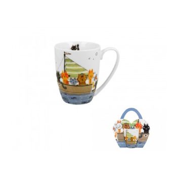 BÖGRE PORCELÁN 350ML "CATS CREW"