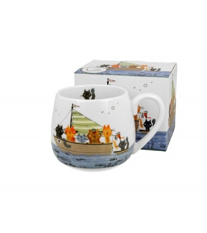 BÖGRE HORDÓ PORCELÁN 430ML "CATS CREW"