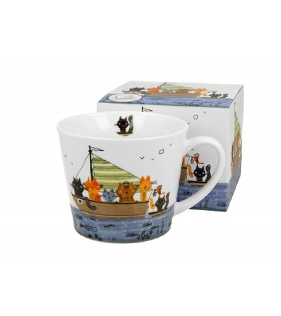 BÖGRE PORCELÁN 610ML "CATS CREW"