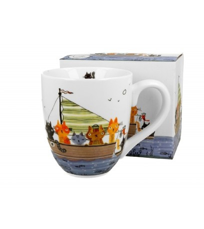 BÖGRE PORCELÁN 1L "CATS CREW"
