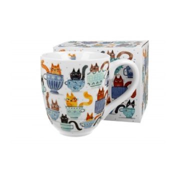 BÖGRE PORCELÁN 1L "TEACUP CATS"