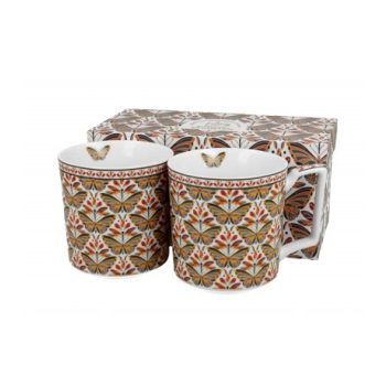 BÖGRE 2DB PORCELÁN 350ML PAPILIO