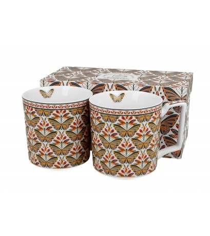 BÖGRE 2DB PORCELÁN 350ML PAPILIO