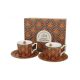 CSÉSZE + ALJ 2SZ. PORCELÁN 120ML FESTUM