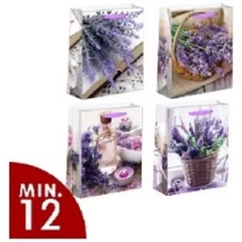 AJÁNDÉKTASAK LEVENDULÁS 18X24X8,5CM 4F.