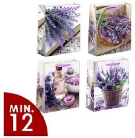 AJÁNDÉKTASAK LEVENDULÁS 18X24X8,5CM 4F.