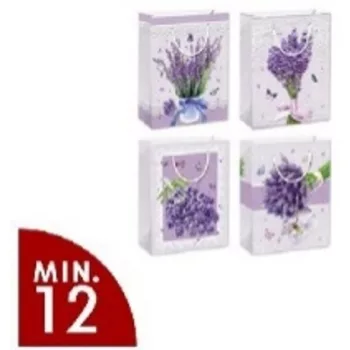 AJÁNDÉKTASAK LEVENDULÁS 12X14X6CM 4F.