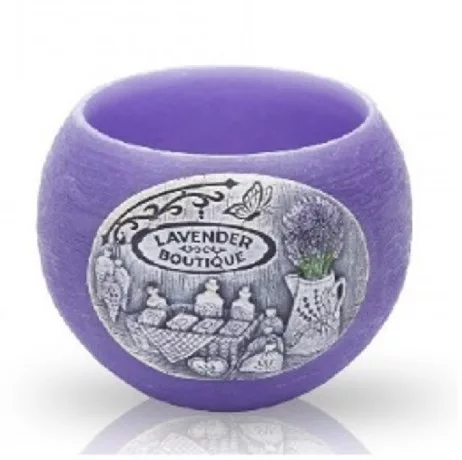 GYERTYA DEKOR LEVENDULÁS 280G