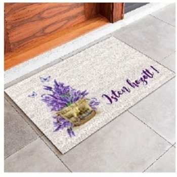 LÁBTÖRLŐ LEVENDULÁS 60X40CM "ISTEN HOZOTT" II.