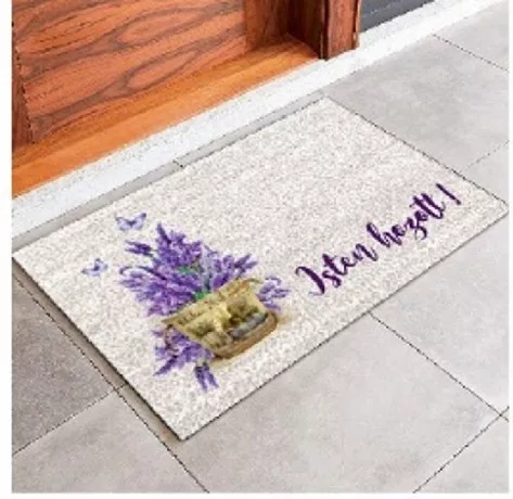 LÁBTÖRLŐ LEVENDULÁS 60X40CM "ISTEN HOZOTT" II.