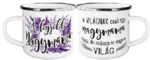 BÖGRE FÉM LEVENDULÁS "A LEGJOBB NAGYMAMA" 2F.